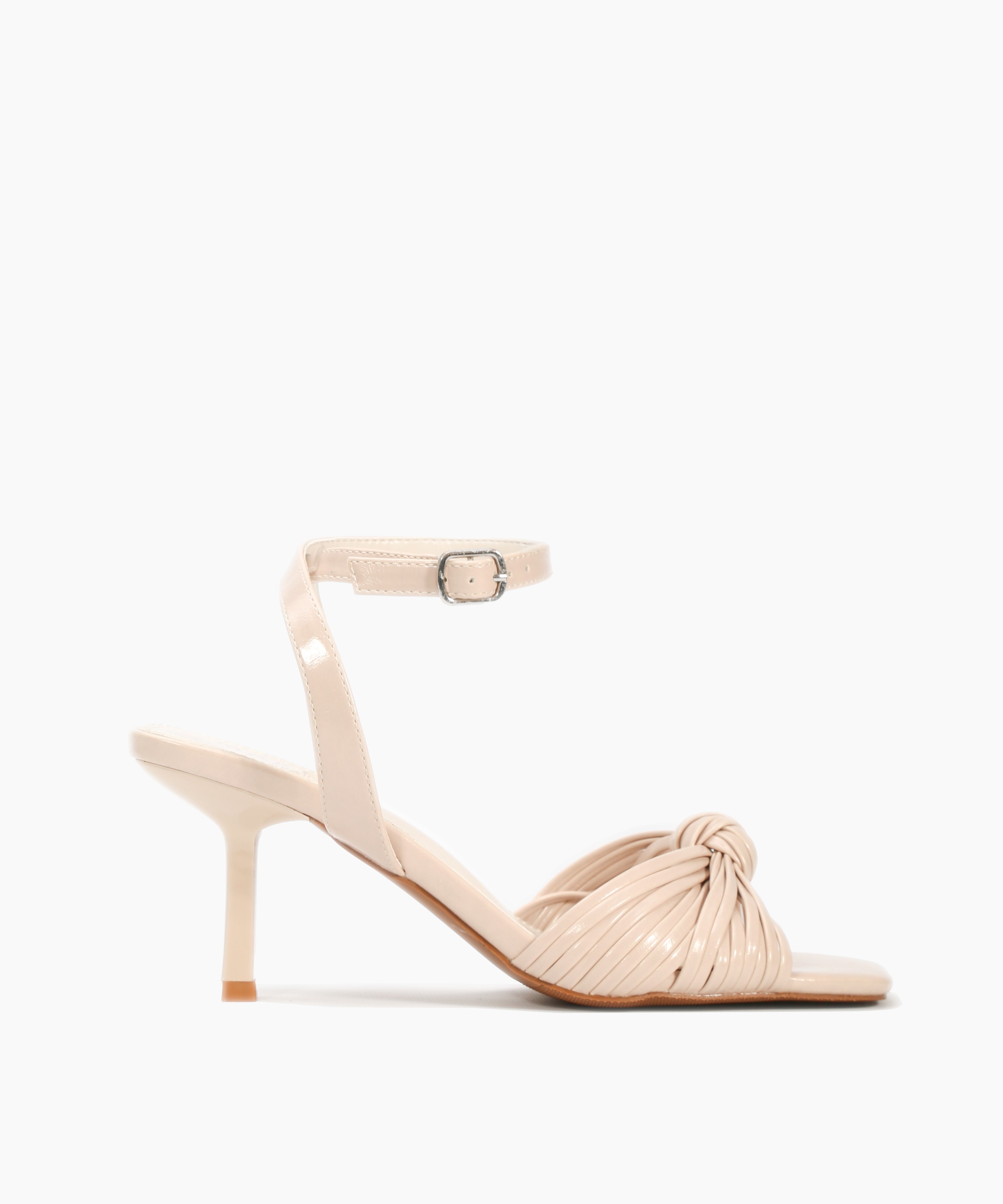 Sandalia tac&oacute;n fino nudo image number null